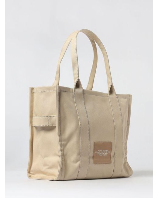 Marc Jacobs Natural The Tote Bag Large Canvas Bag