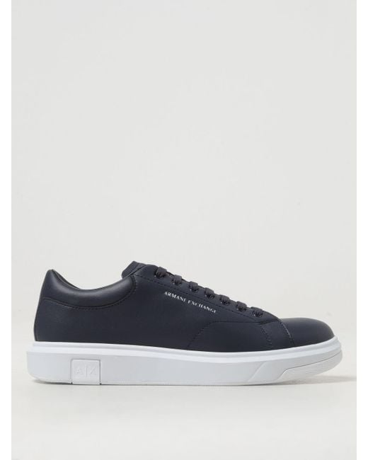 Armani Exchange Blue Trainers for men