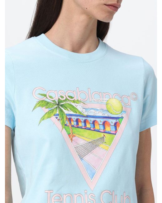 T-shirt con stampa "Casa Way" di Casablancabrand in Blue