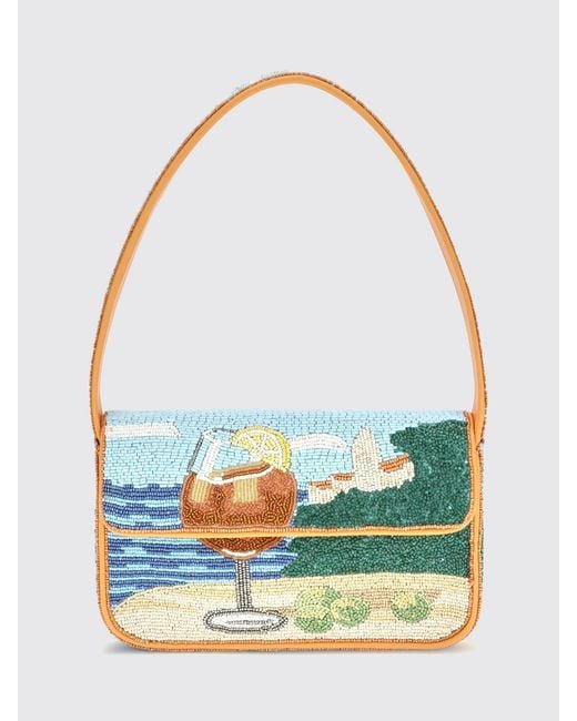 Staud Blue Shoulder Bag