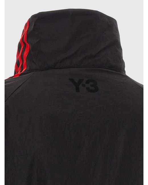 Y-3 Blue Relaxed Fit Technical Fabric Sweatshirt With High Neck And Zip Closure for men