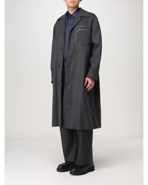 Fendi Black Coat for men