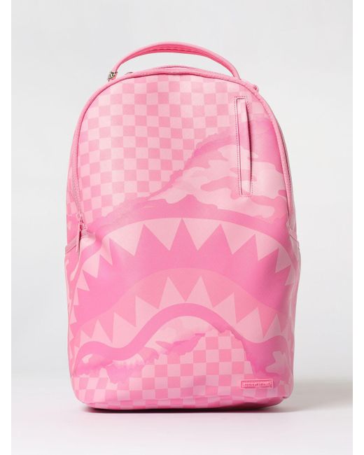 Sprayground Pink Backpack for men