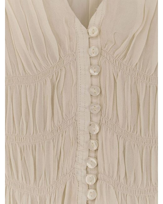 Isabel Marant Natural Viscose Dress