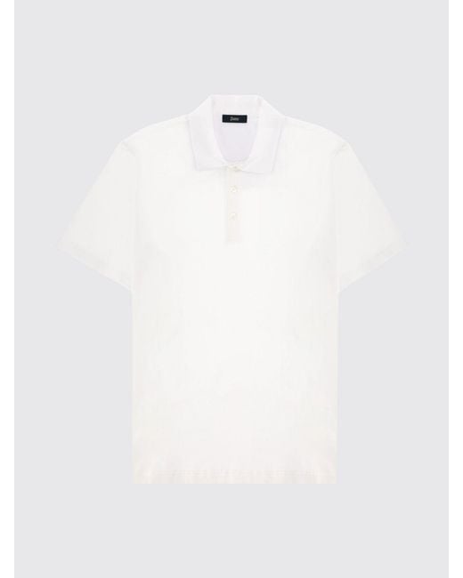 Herno White Polo Shirt for men