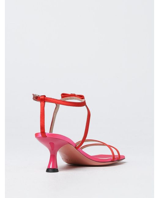 Vivetta Red Heeled Sandals