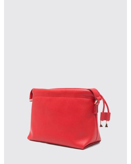 A.P.C. Red Ninon Faux Leather Bag