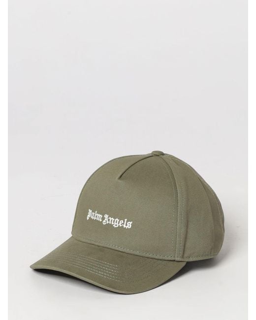 Palm Angels Green Hat for men