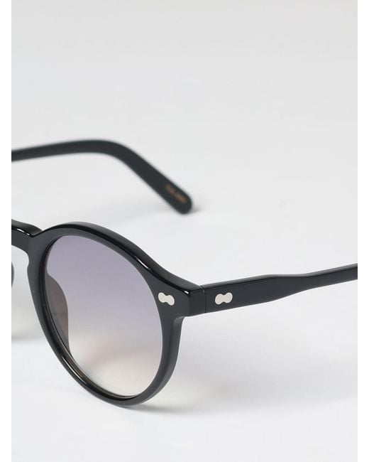 Moscot White Acetate Sunglasses for men