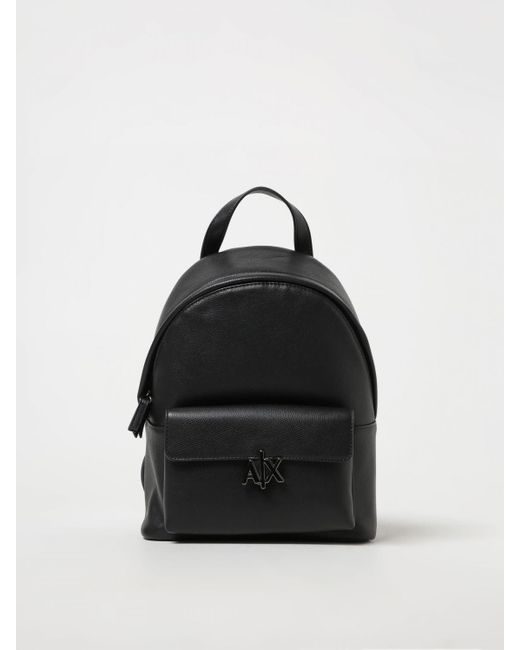 Armani Exchange Black Backpack
