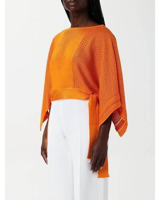Alberta Ferretti Orange Jumper
