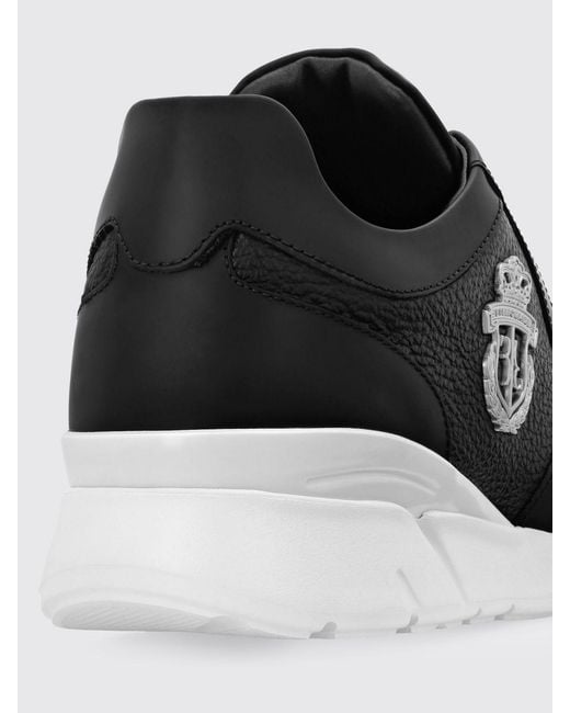Billionaire Black Crest Runner Sneakers for men