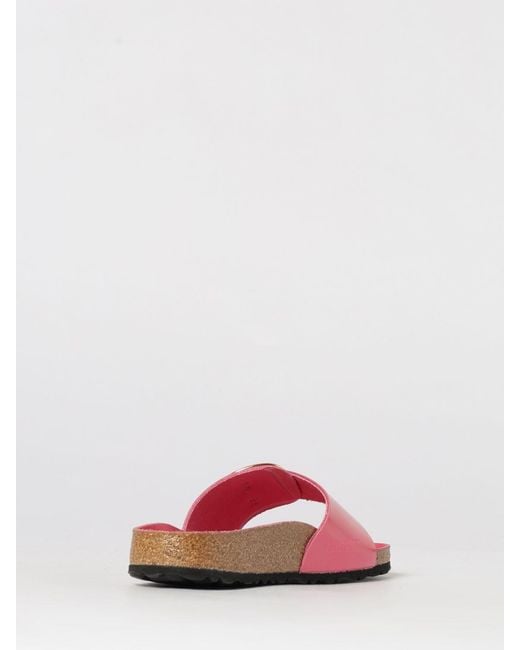 Birkenstock Pink Madrid Big Buckle Sandals