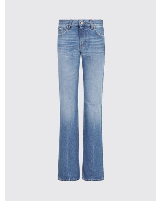 Haikure Blue Carly Straight Cotton Denim Jeans