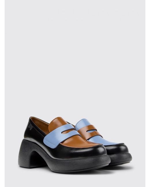 Camper White Twins Loafers