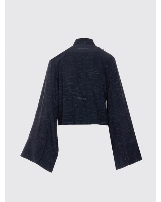 Camicia Basic di MM6 by Maison Margiela in Blue