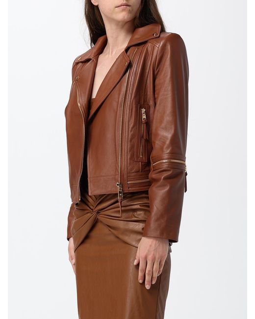 Elisabetta Franchi Brown Jacket