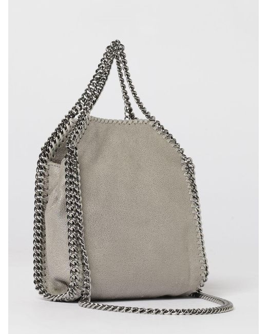 Stella McCartney Gray Micro Tote Bag Falabella