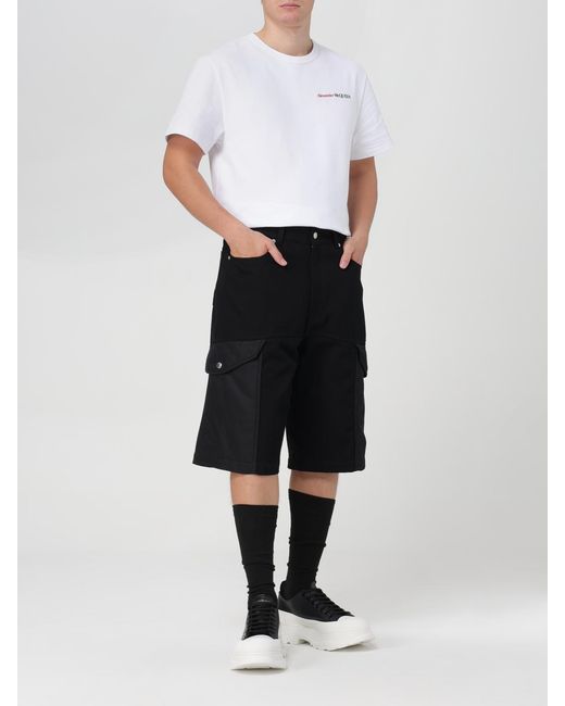 McQueen White T-shirt for men