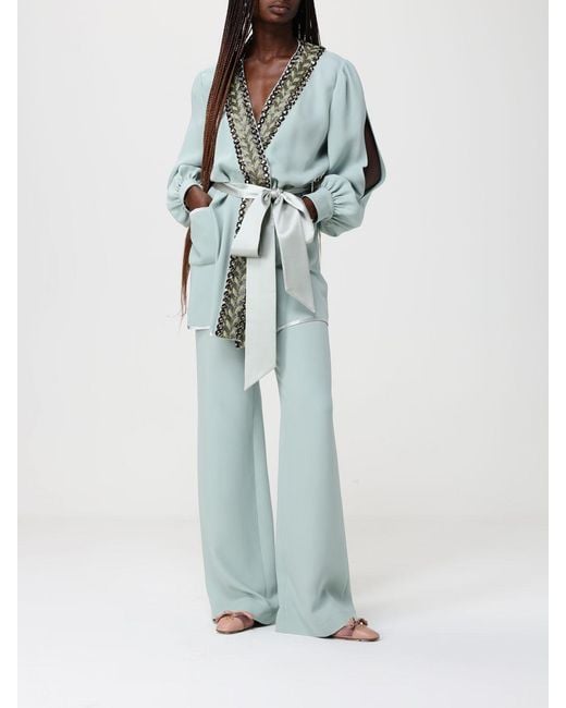 Valentino Green Couture Cady Kimono Jacket