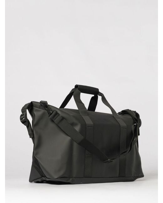 Rains Black Hilo Weekend Duffel Bag for men