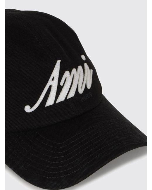 Cappello Da Baseball di AMI in Black da Uomo