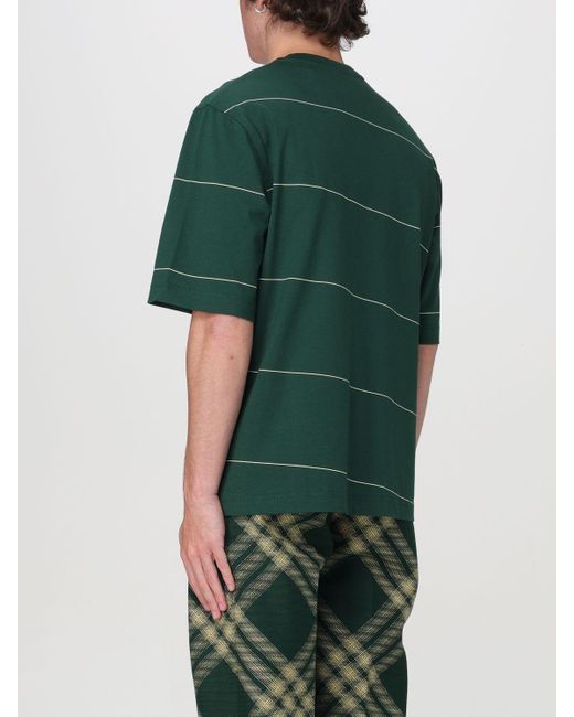 T-shirt Burberry pour homme en coloris Green