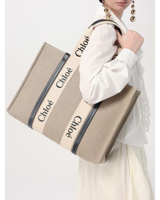 Chloé Natural Handtasche Damen