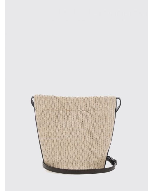 Borsa Mini di Brunello Cucinelli in Natural