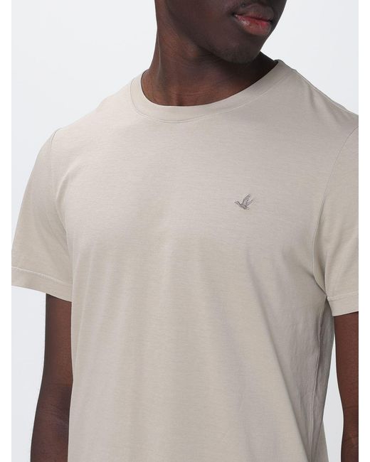 Brooksfield Multicolor Cotton Crew Neck T-Shirt for men