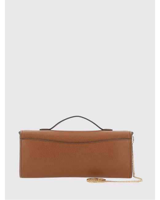 Michael Kors Brown Hamilton Moderne Medium Grained Leather Crossbody Bag