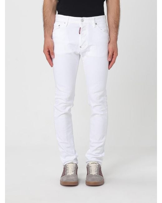 DSquared² White Jeans for men