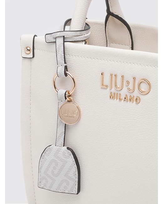 Liu Jo Gray Ridhi Grained Faux Leather Bag