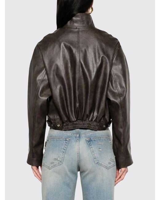 Low Classic Black Faux Leather Jacket
