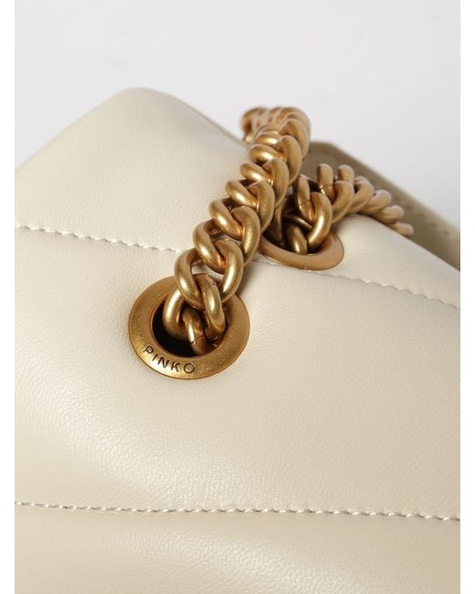 Pinko Natural Love Bag Puff Classic Matelassé Nappa Bag