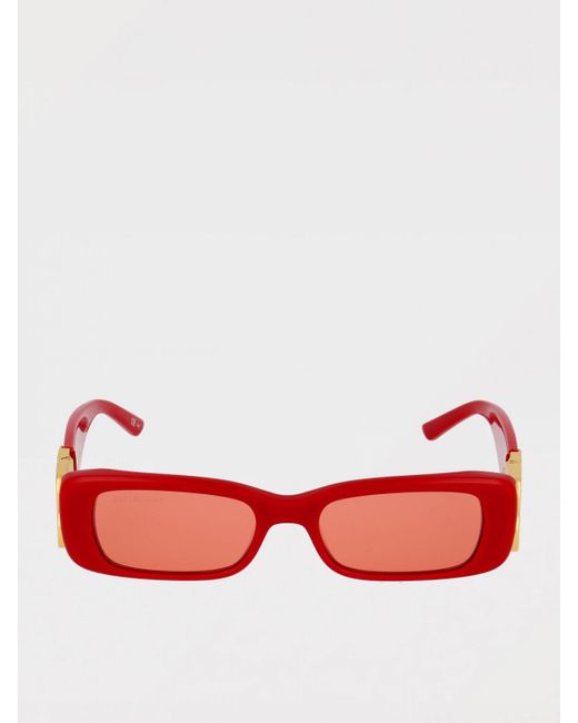 Occhiali Da Sole Donna di Balenciaga in Red