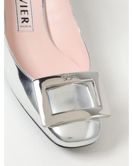 Roger Vivier White Schuhe Damen