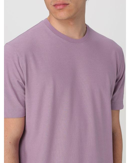 T-shirt Zanone pour homme en coloris Purple