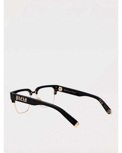 Philipp Plein Metallic Optical Frames