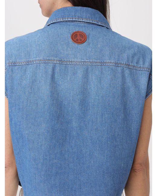 Moschino Jeans Blue Shirt