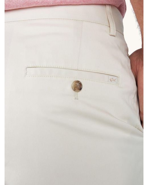 Paul & Shark White Paul &Amp Shark Pants for men