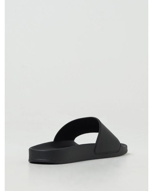 MSGM Black Sandals for men
