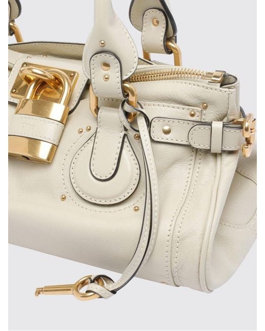 Chloé Natural Chlo&Eacute Paddington Ledertasche