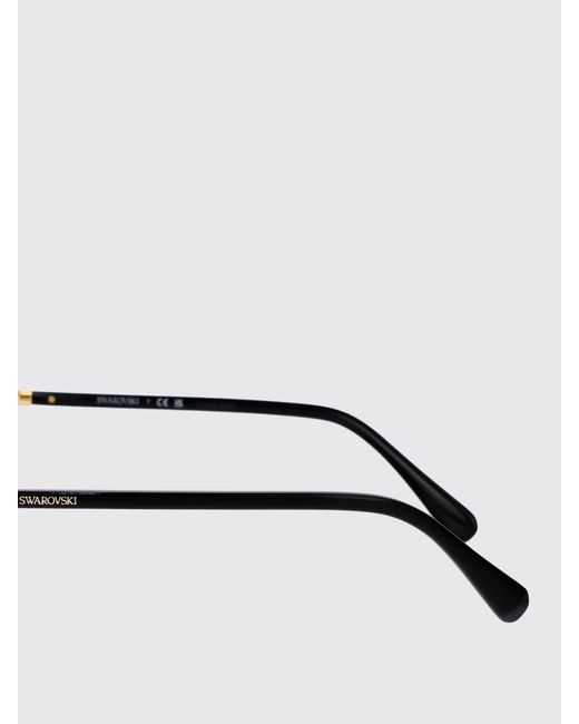 Swarovski Black Acetate Sunglasses