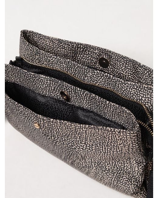 Borbonese Gray Shoulder Bag