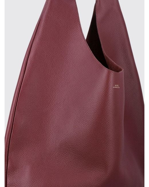 A.P.C. Red Handbag