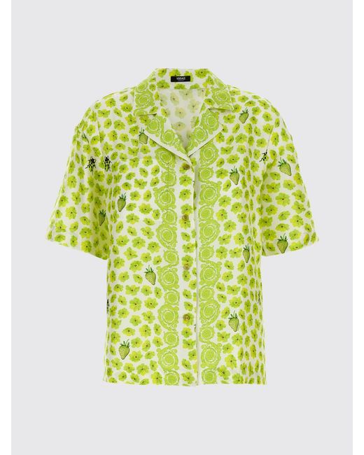 Camisa Mujer Versace de color Yellow