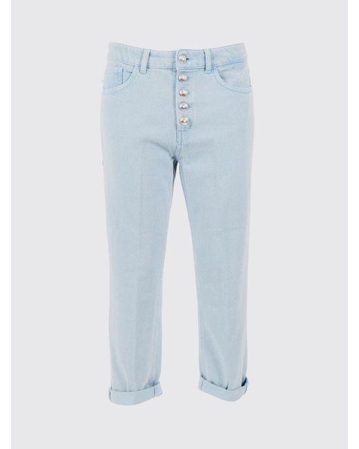 Dondup Blue Cropped Fit Jeans