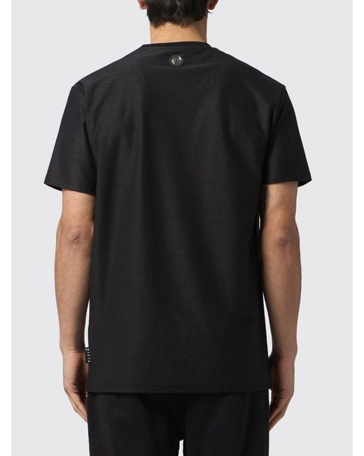 Philipp Plein Black T-Shirt for men