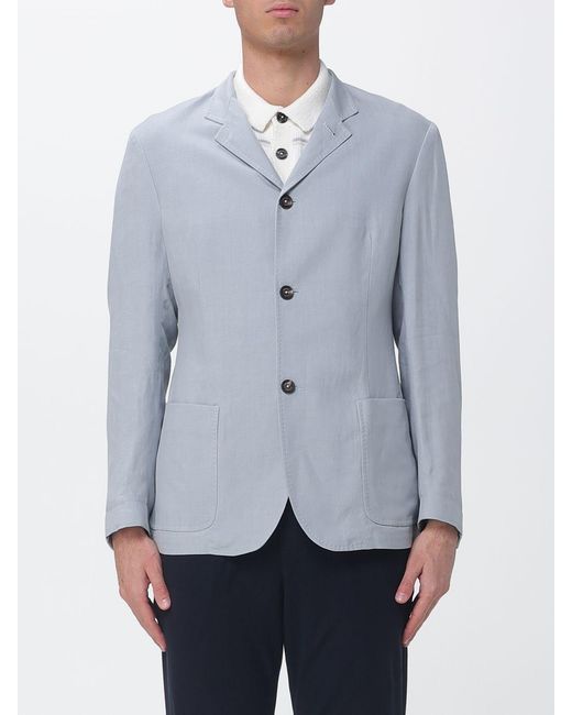 Eleventy Gray Single Breasted Blazer for men